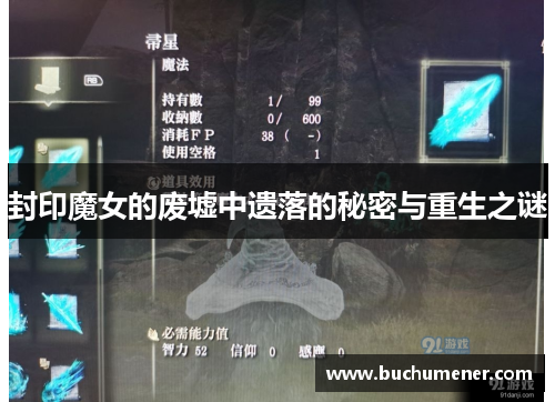 封印魔女的废墟中遗落的秘密与重生之谜